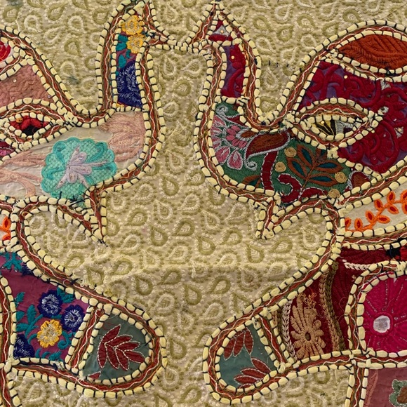 Vintage Patchwork Tapestry Wall Hanging - Picture 3 of 6